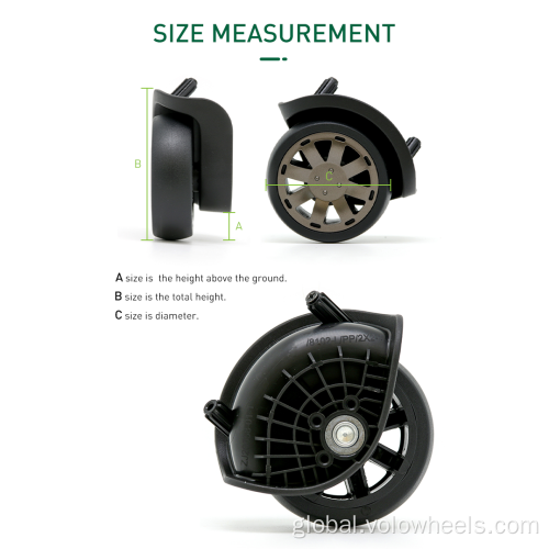 Corner Casters durable good quality corner wheel for luggage Supplier